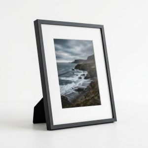 Premium Minimalist Aluminum Photo Frame (Black)